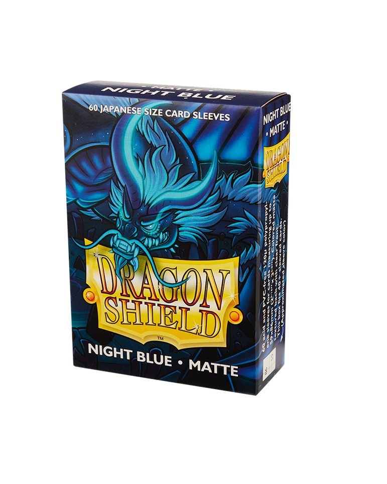 Dragon Shield Japanese Size Matte 60 Kartenhüllen Night Blue