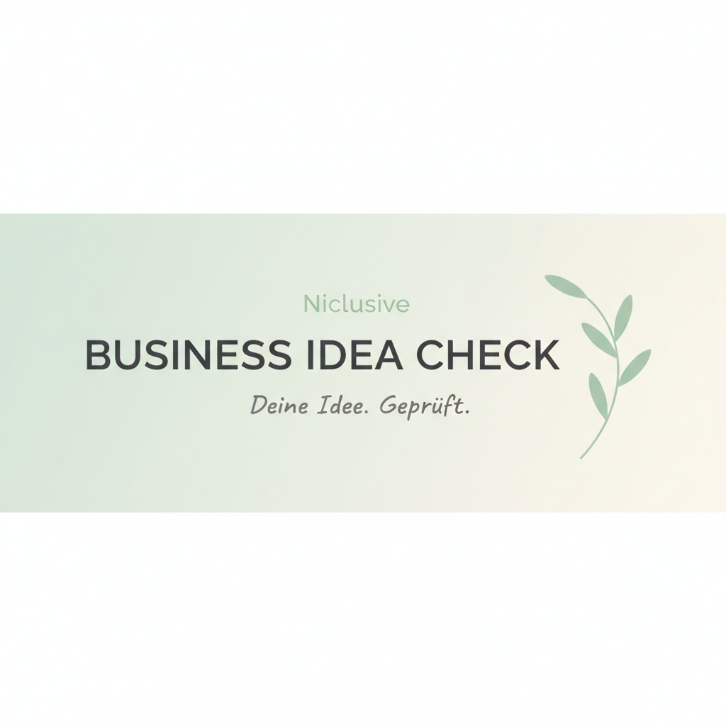 Niclusive Business Idea Check